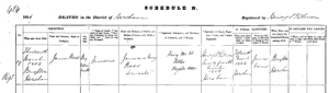 Death certificate for baby James Ross who was murdered by his father