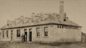 Sawyers Arms Hotel in the 1870s