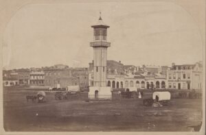 Market Square Geelong in 1856